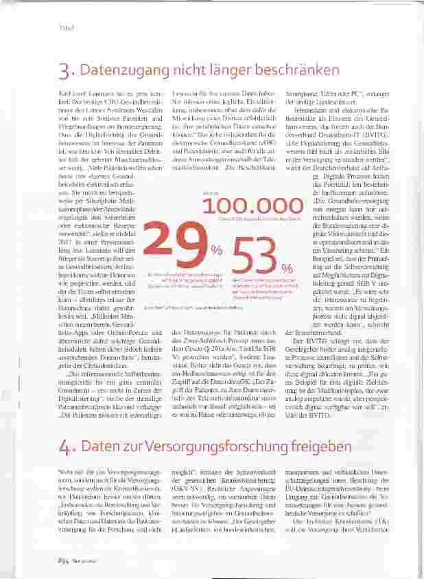 Vorschauseite 3: Wider die Datensperre