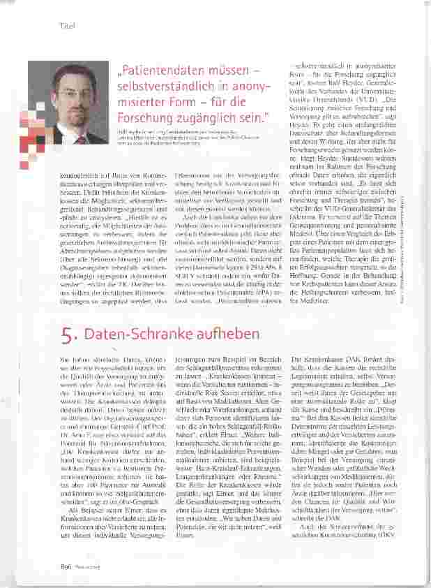 Vorschauseite 4: Wider die Datensperre