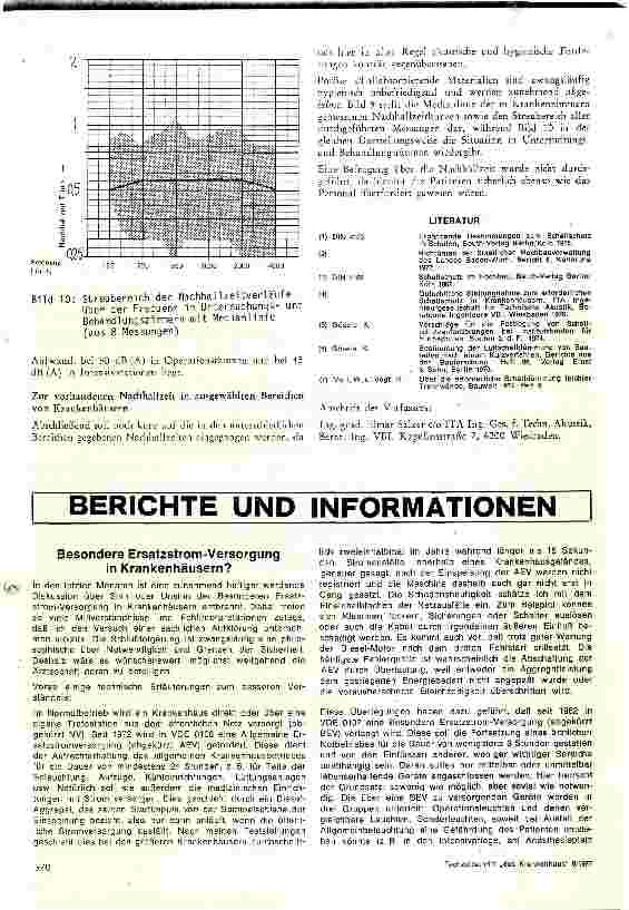 Vorschauseite 6: Schallschutz im Krankenhaus Teil 1