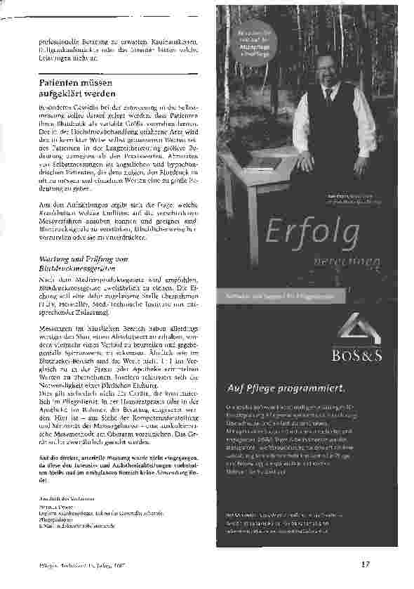 Vorschauseite 4: Den Blutdruck richtig messen - Fehlerquellen erkennen und vermeiden