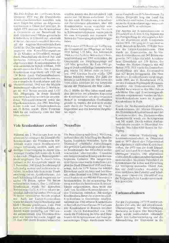 Vorschauseite 2: Die Krankenhäuser der Landeshauptstadt Düsseldorf