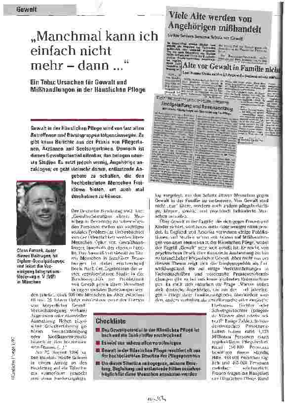 Vorschauseite 1: Manchmal kann ich einfach nicht mehr - dann. ..
