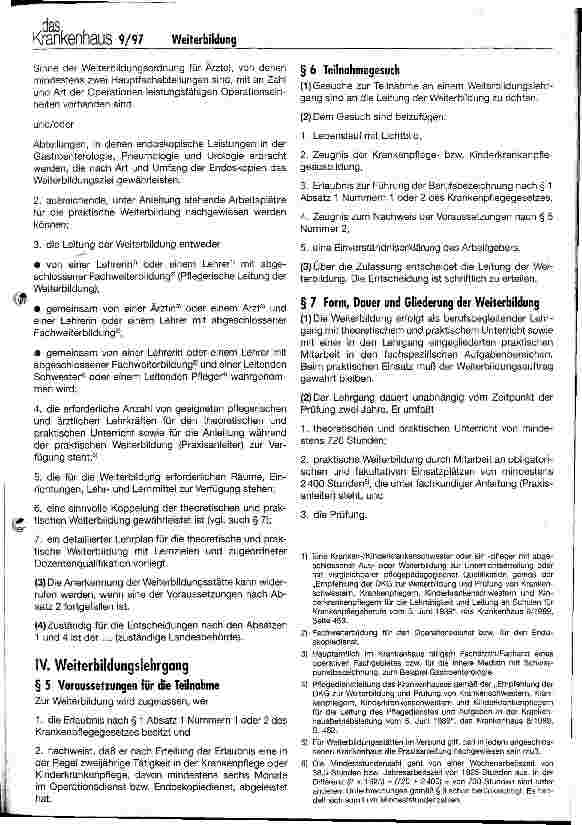 Vorschauseite 3: DKG-Empfehlung zur Weiterbildung für Krankenpflegepersonen in den Funktionsdiensten (Operationsdienst/Endoskopiedienst)