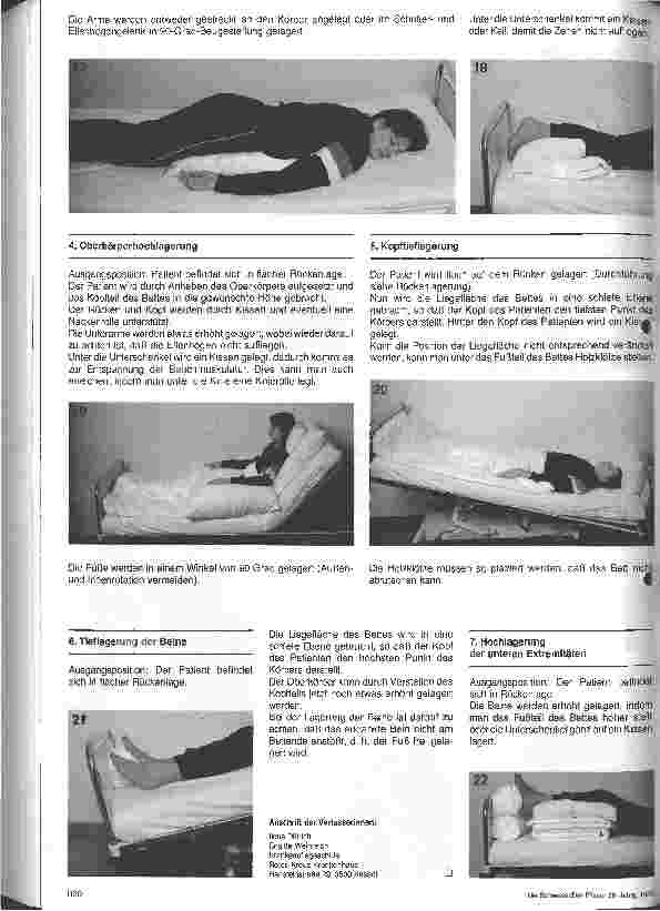 Vorschauseite 3: Grundpflege in Bildern 6. Folge: Lagerungsmöglichkeiten (2)
