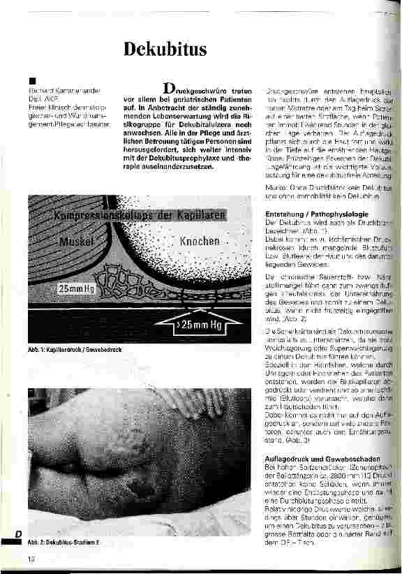 Vorschauseite 1: Dekubitus