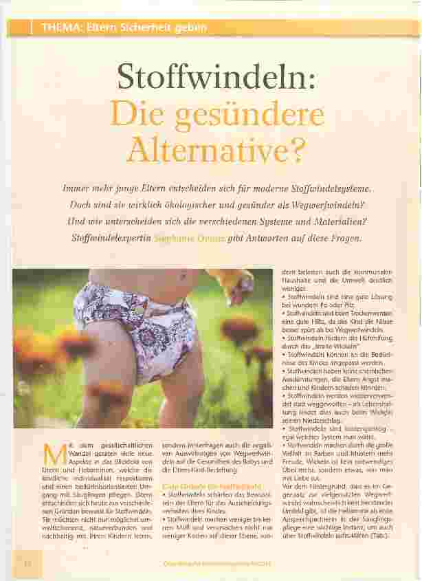 Vorschauseite 1: Stoffwindeln: Die gesündere Alternative?