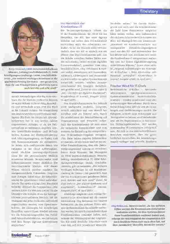 Vorschauseite 2: Heute Krankenhaus - morgen Smart Medical Hospital