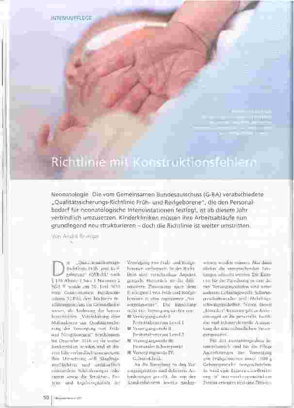 Vorschauseite 1: Richtlinie mit Konstruktionsfehlern