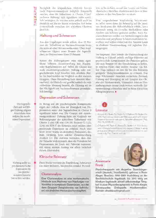 Vorschauseite 2: Haltung, Schmerzen und Depression