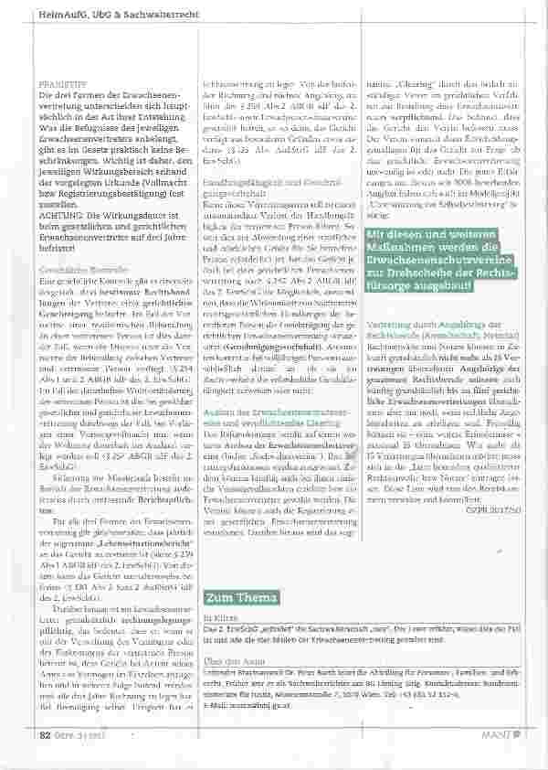 Vorschauseite 3: Bundesministerium für JustizDas 2. Erwachsenenschutz-Gesetz -die wichtigsten Änderungen aus der Sicht der Pflege (Teil 1)