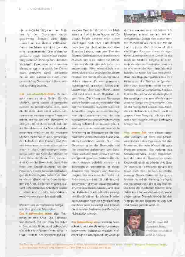 Vorschauseite 3: Quo vadis, Medizin