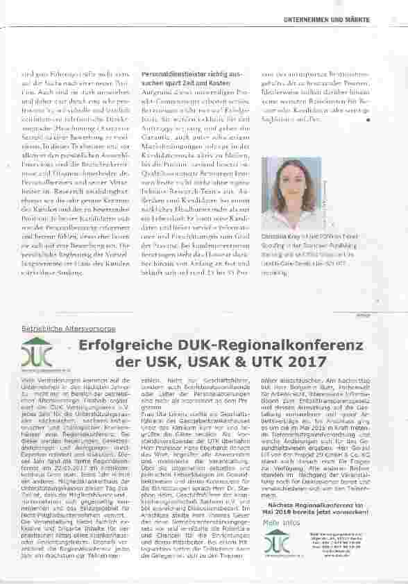 Vorschauseite 2: Stellenausschreibung platziert- Dienstleister ruft an