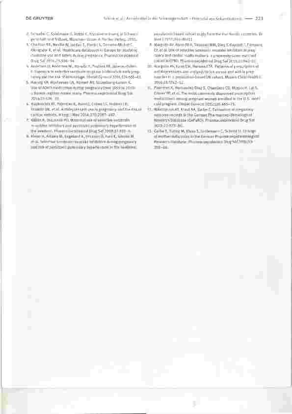 Vorschauseite 3: Arzneimittel in der Schwangerschaft Potenzial von Sekundärdaten