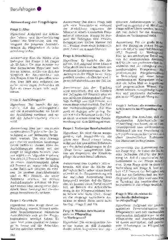 Vorschauseite 2: Arbeitsbelastungen im Pflegealltag während der Pflegeausbildung