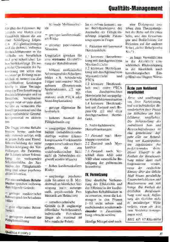 Vorschauseite 5: Empfehlungen der DGPR zur ambulanten kardiologischen Rehabilitation