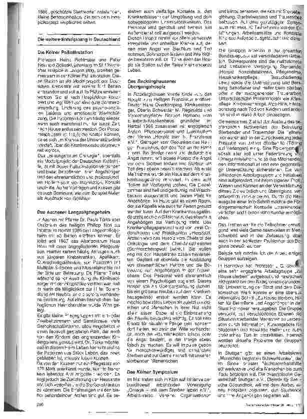 Vorschauseite 2: Die Hospizbewegung 2. Teil