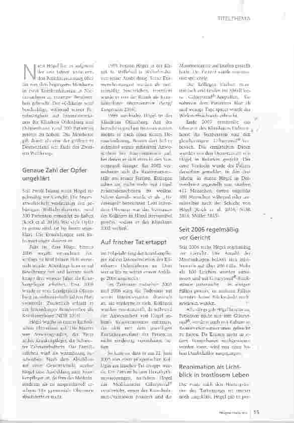 Vorschauseite 2: Vom Intensivpfleger zum Massenmörder