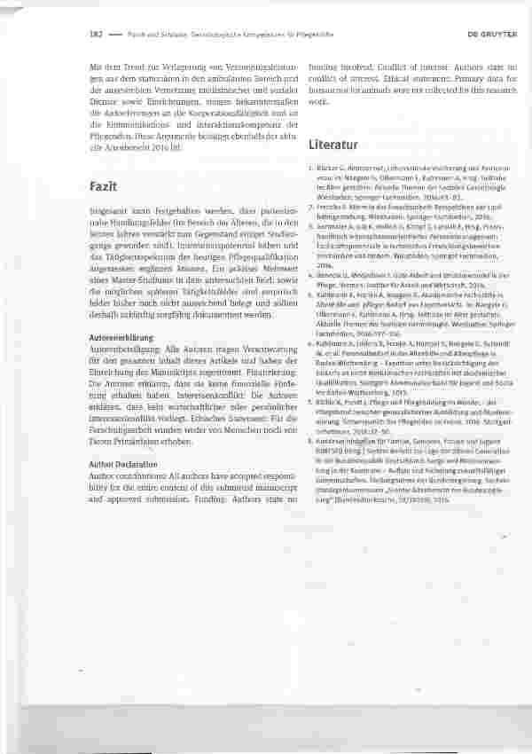 Vorschauseite 3: Gerontologische Kompetenzen für Pflegekräfte