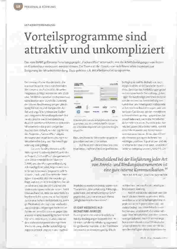Vorschauseite 1: Vorteilsprogramme sind attraktiv und unkompliziert