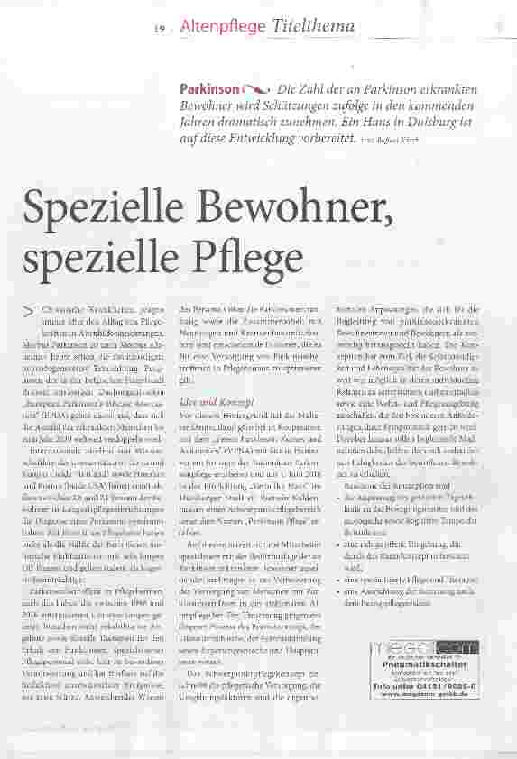Vorschauseite 2: Spezielle Bewohner, spezielle Pflege