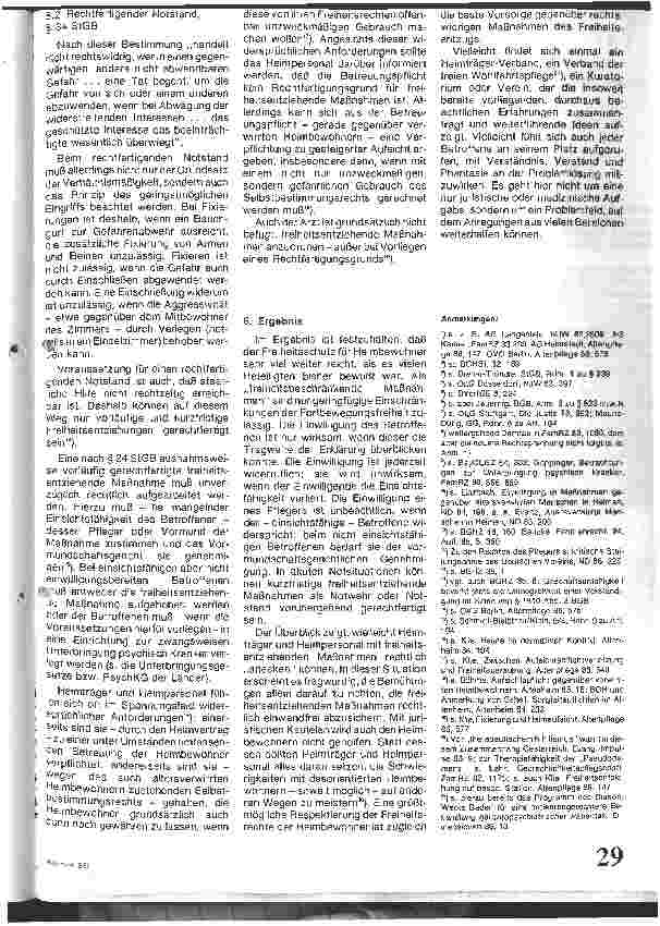 Vorschauseite 3: Der Freiheitsschutz für Heimbewohner