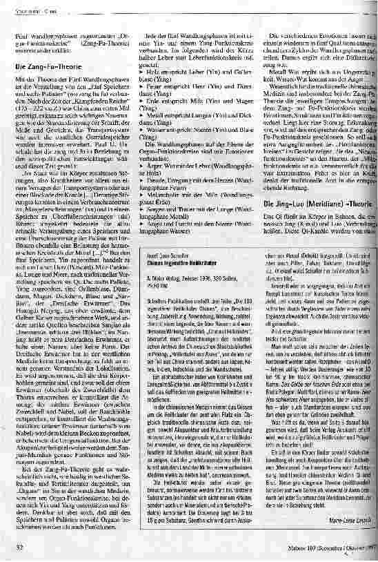Vorschauseite 4: Hoffnung auf Ganzheitlichkeit? Traditionelle Heilkunde in China