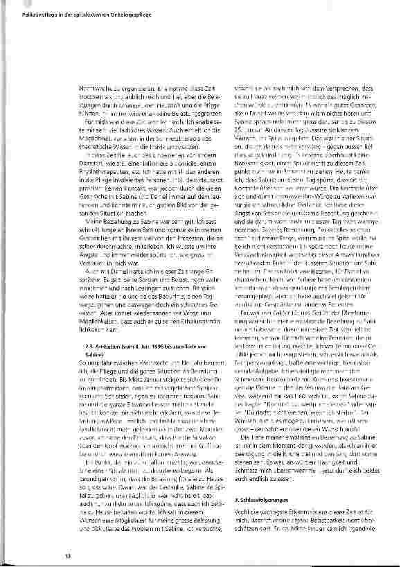 Vorschauseite 6: Palliativpflege in der spitalexternen Onkologiepflege