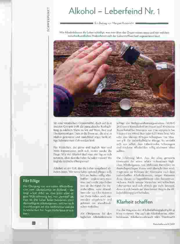 Vorschauseite 1: Alkohol - Leberfeind Nr. 1