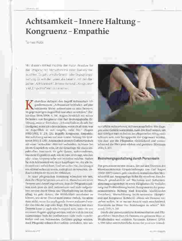 Vorschauseite 1: Achtsamkeit Innere Haltung Kongruenz Empathie