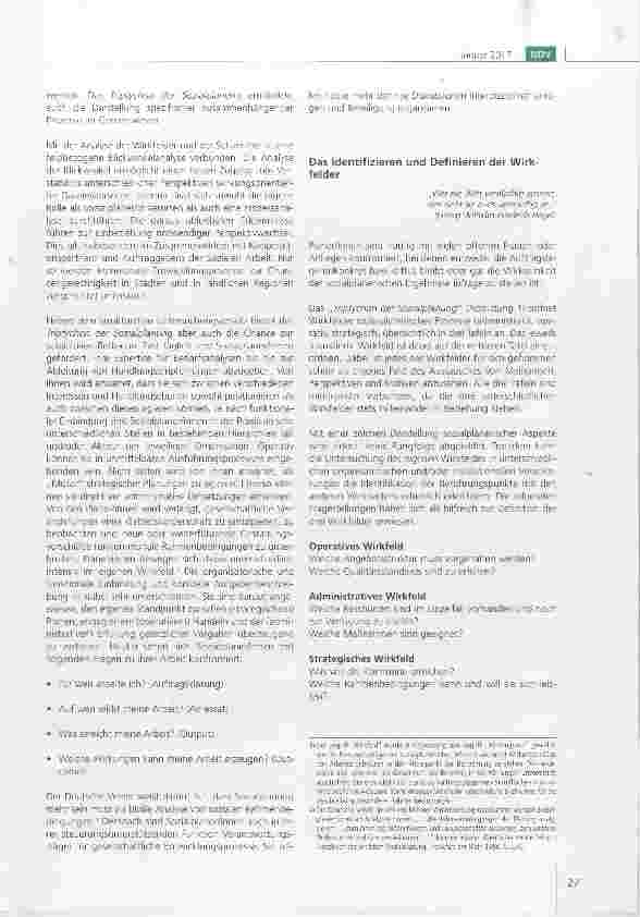 Vorschauseite 2: Identifizieren - Definieren - Bewegen: das Triptychon der Sozialplanung