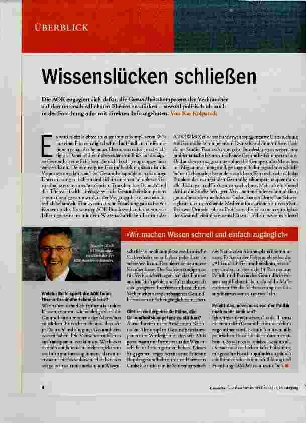 Vorschauseite 1: Wissenslücken schließen