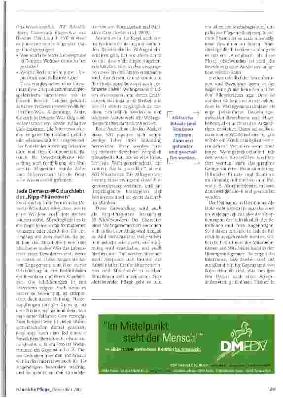 Vorschauseite 2: Krisenfall für die Wohngemeinschaft