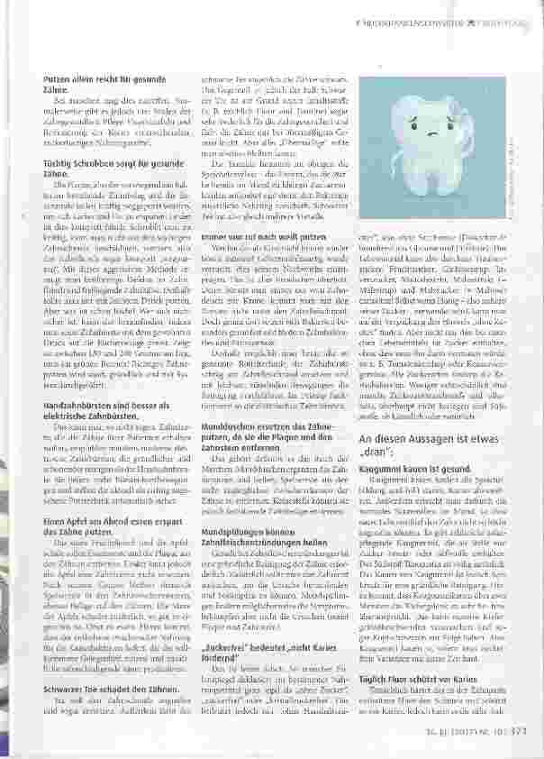 Vorschauseite 2: Zahnmythen