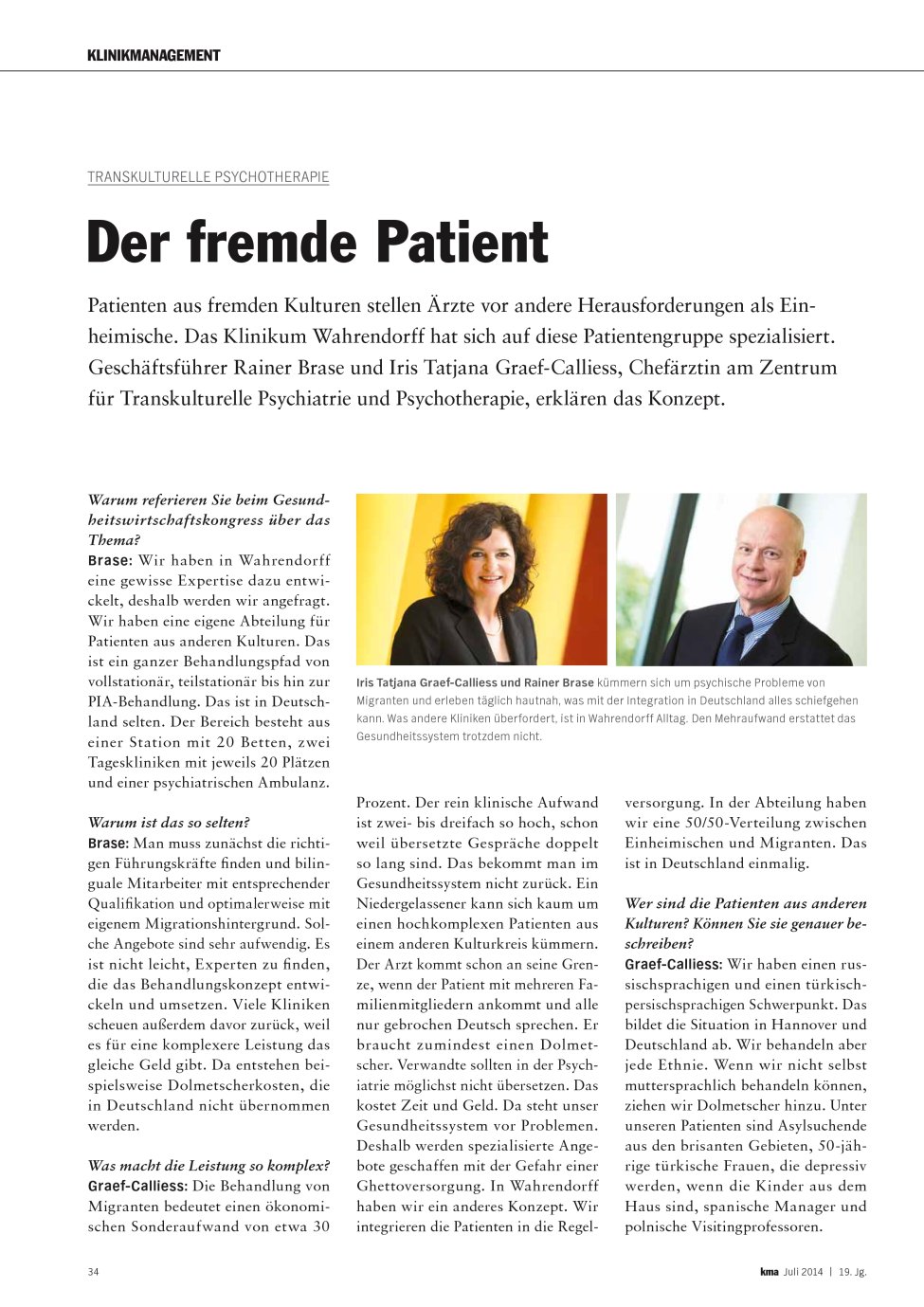 Vorschauseite 1: Der fremde Patient
