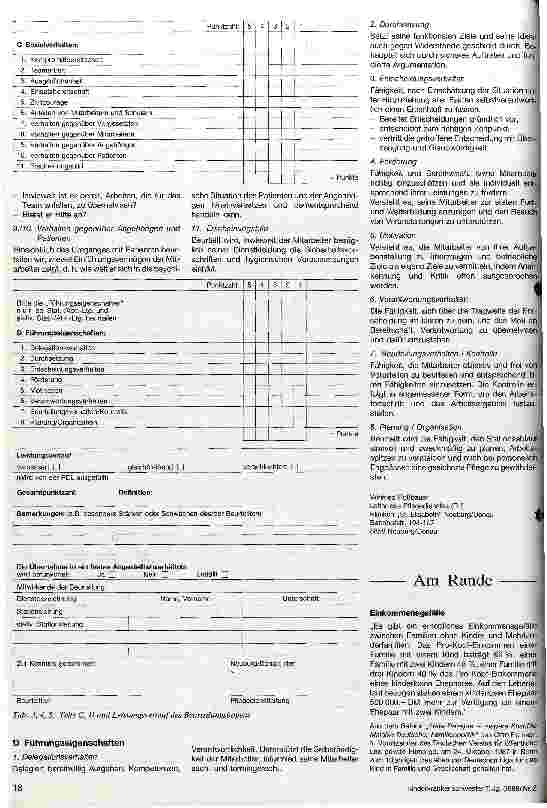 Vorschauseite 3: Beurteilungsbogen für den Pflegedienst