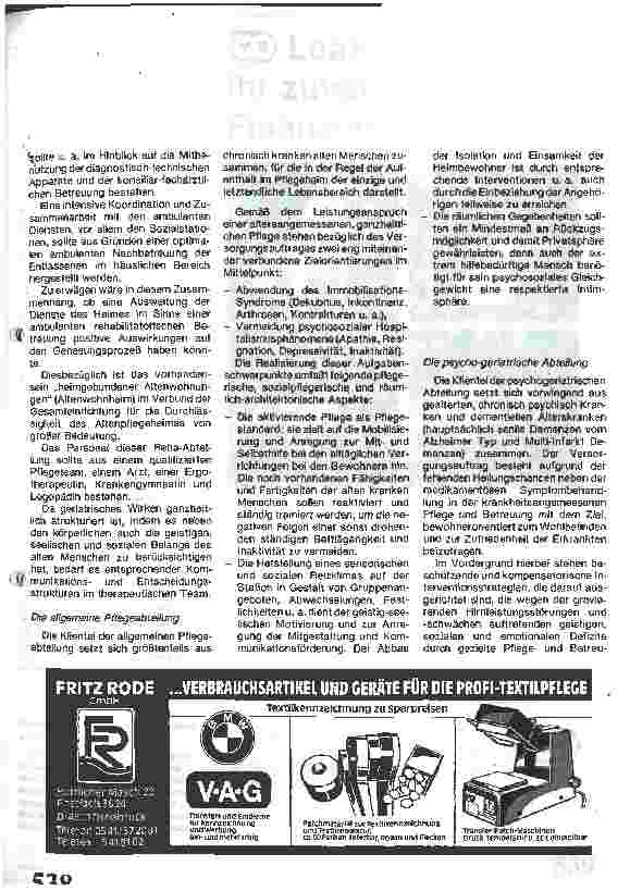 Vorschauseite 3: Modell eines leistungsdifferenzierten Altenpflegeheimes