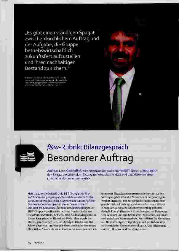 Vorschauseite 1: Besonderer Auftrag