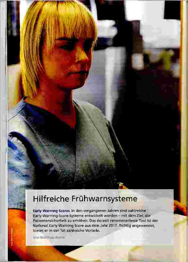 Vorschauseite 1: Hilfreiche Frühwarnsysteme