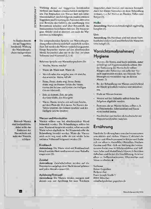 Vorschauseite 4: Warzen naturheilkundlich behandeln