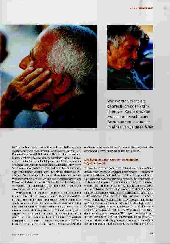 Vorschauseite 2: Sorge im Alltag