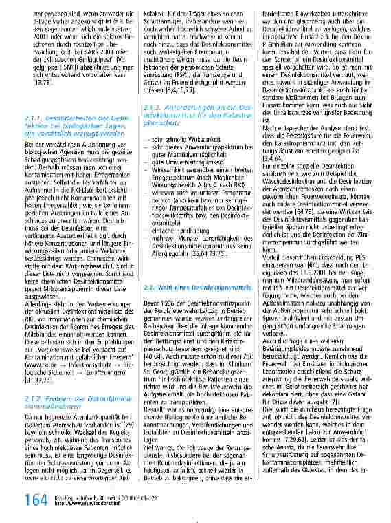 Vorschauseite 2: Probleme und Lösungsansätze der Desinfektion bei außergewöhnlichen Seuchengeschehen (Biologischen Lagen/B-Lagen)