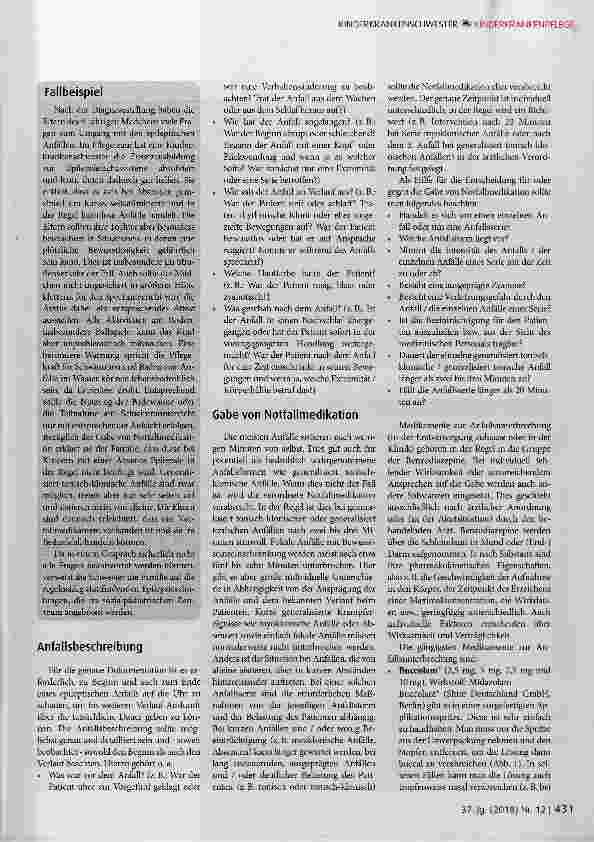 Vorschauseite 2: Pflegerische Aspekte bei Epilepsien: Beobachtung, Überwachung und Notfallmanagement