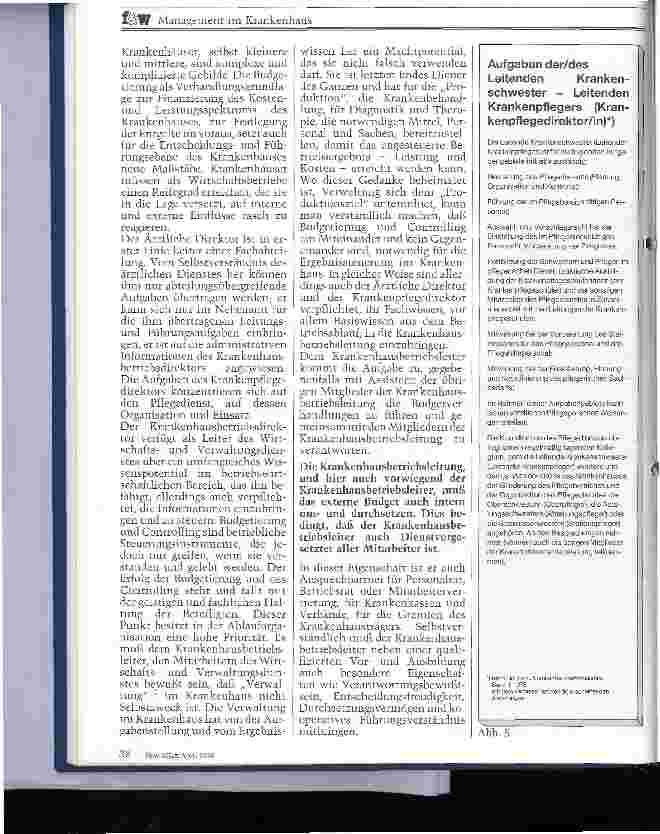 Vorschauseite 3: Modernes Krankenhausmanagement Betriebsleitung-Budgetierung-Controlling