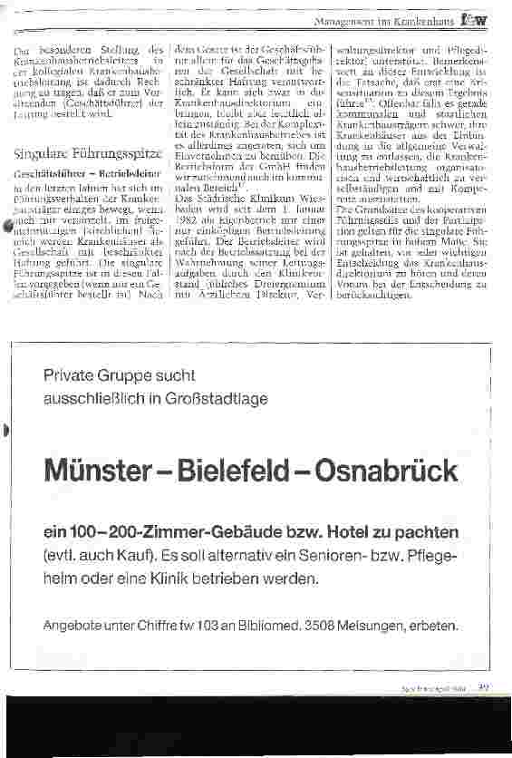 Vorschauseite 4: Modernes Krankenhausmanagement Betriebsleitung-Budgetierung-Controlling