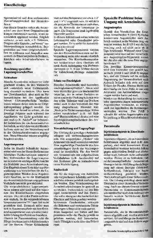 Vorschauseite 2: Zum Umgang mit Arzneimitteln im Krankenhaus