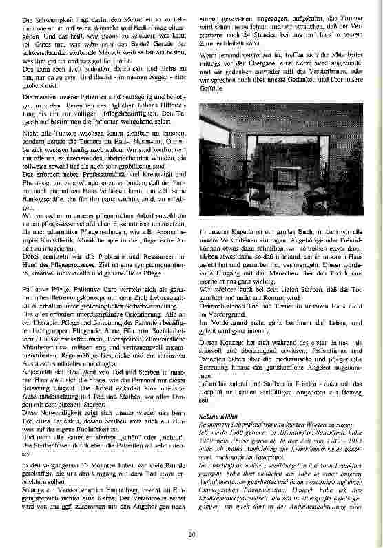 Vorschauseite 3: Lebensbegleitung bis zum Tod