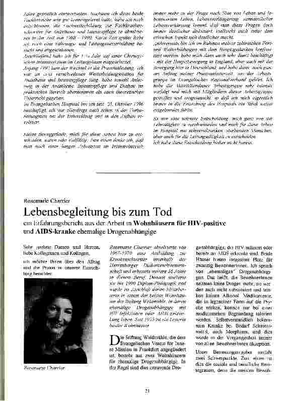 Vorschauseite 4: Lebensbegleitung bis zum Tod