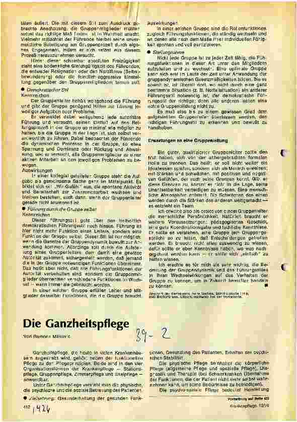 Vorschauseite 4: Die Bedeutung der Gruppendynamik und der Mitarbeiterführung für das Pflegepersonal