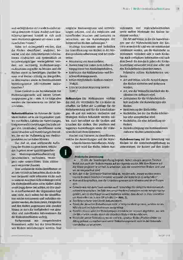 Vorschauseite 4: Risiken umschiffen