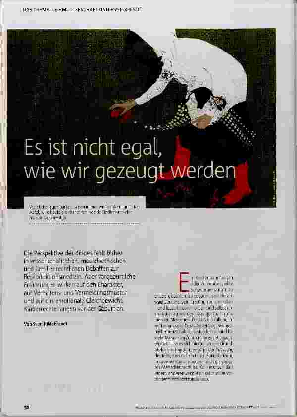 Vorschauseite 1: Es ist nicht egal, wie wir gezeugt werden